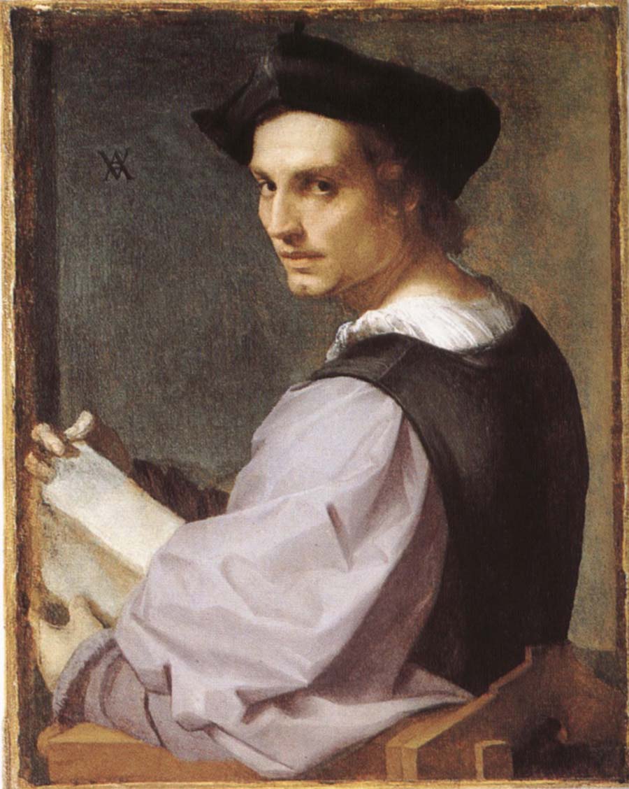 Andrea del Sarto Portratt of young man